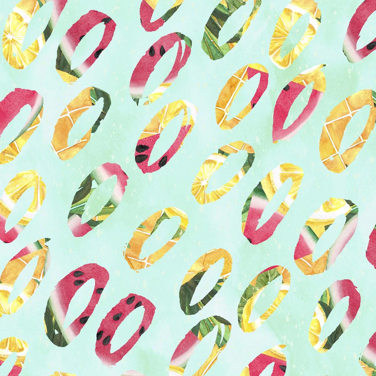 Fabric Edition, Inc. Citrus Prints Fabric Quarters Bundle Pre-Cut Fabric - Image 3