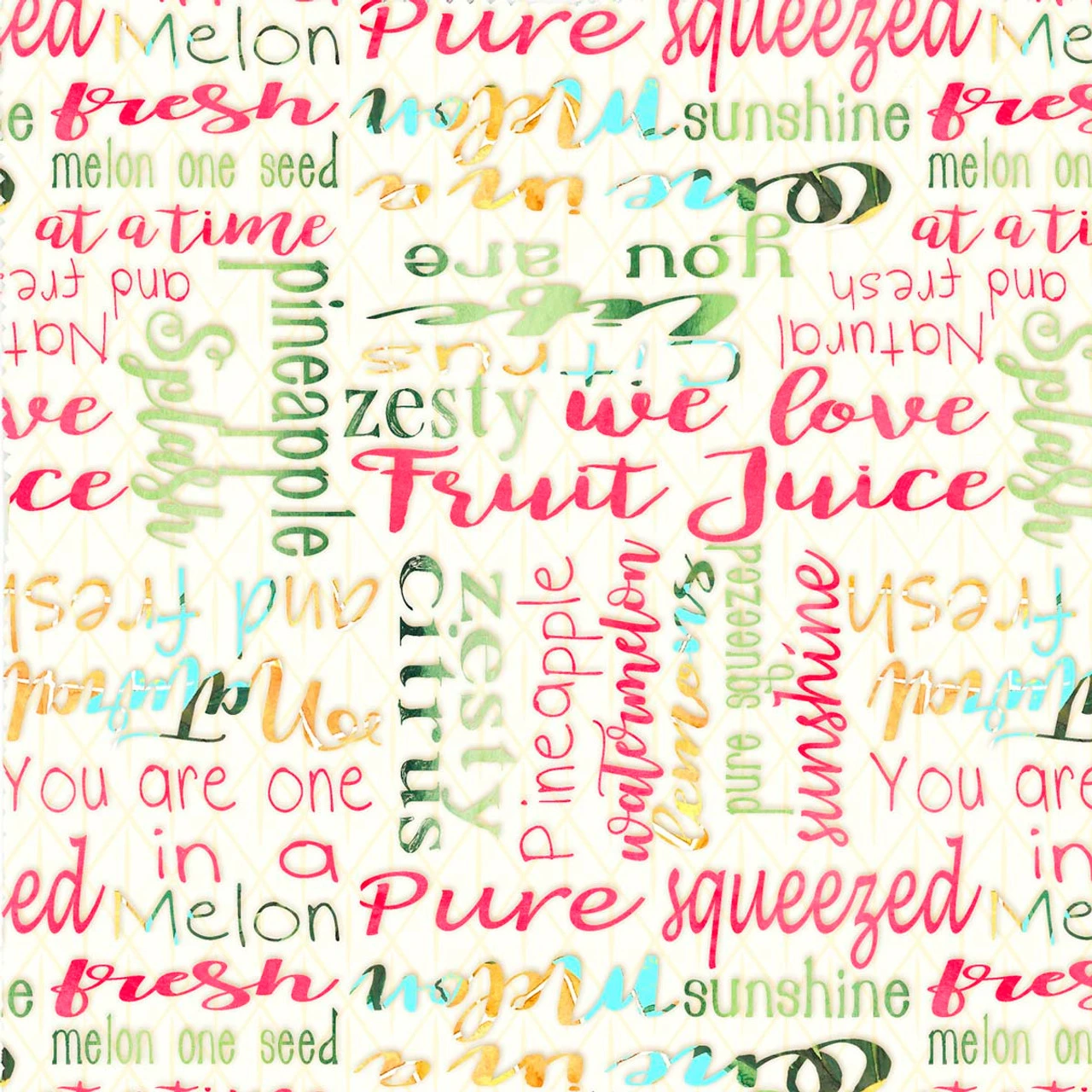 Fabric Edition, Inc. Citrus Prints Fabric Quarters Bundle Pre-Cut Fabric - Image 4