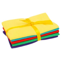Fabric Edition, Inc. Primary Color Solids Fabric Quarters Bundle Pre-Cut Fabric