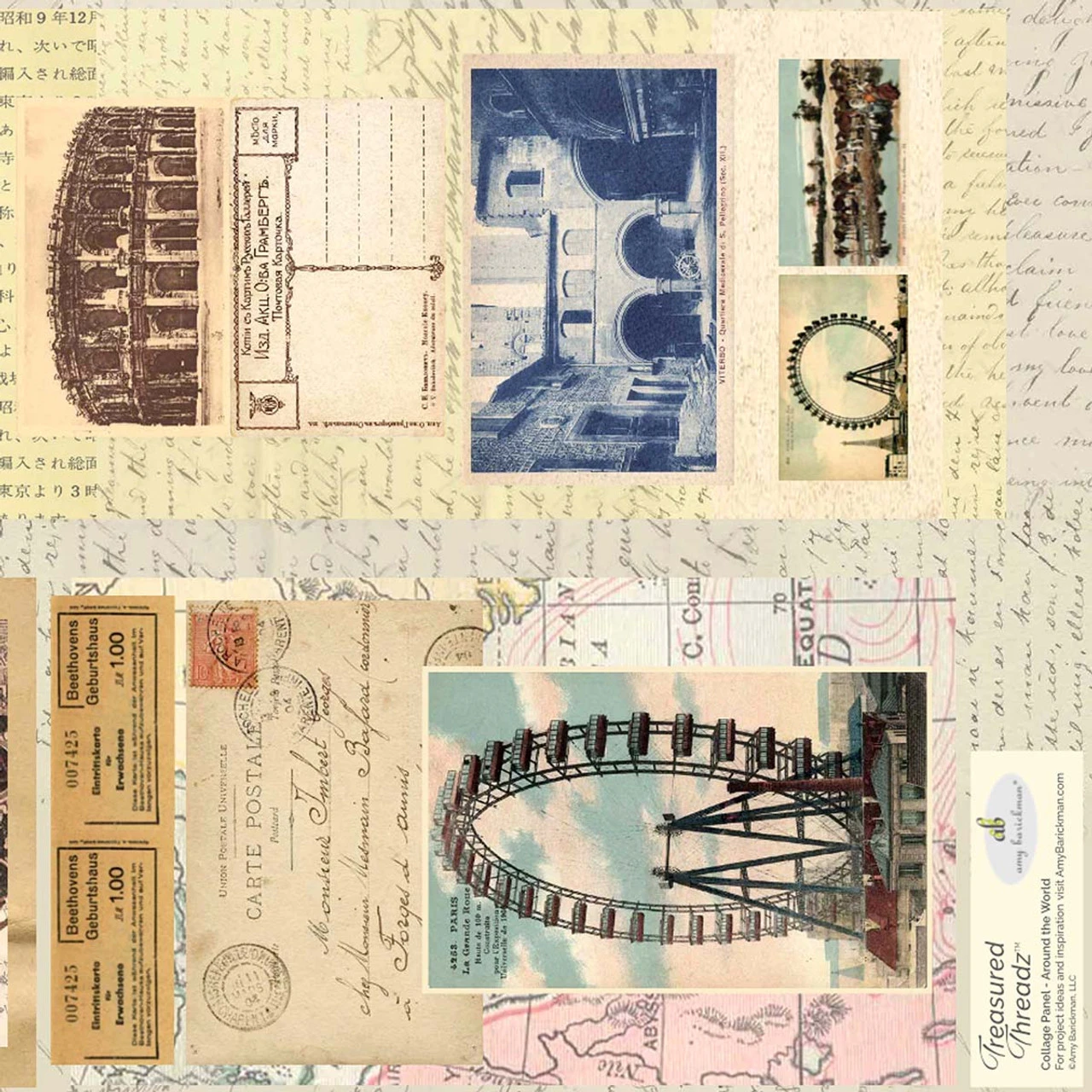 Around The World Panel Fabric - Image 3