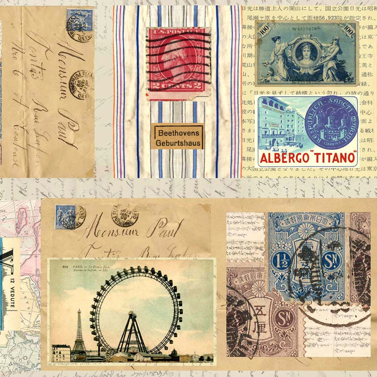 Around The World Panel Fabric - Image 4