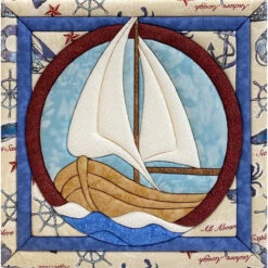Quilt Magic Our Sailboat No-Sew Quilt Kit